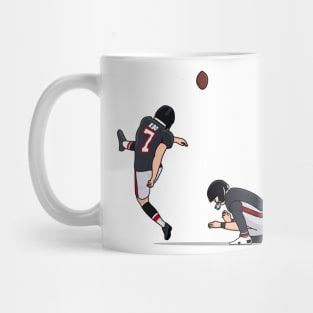 koo kicking the ball Mug